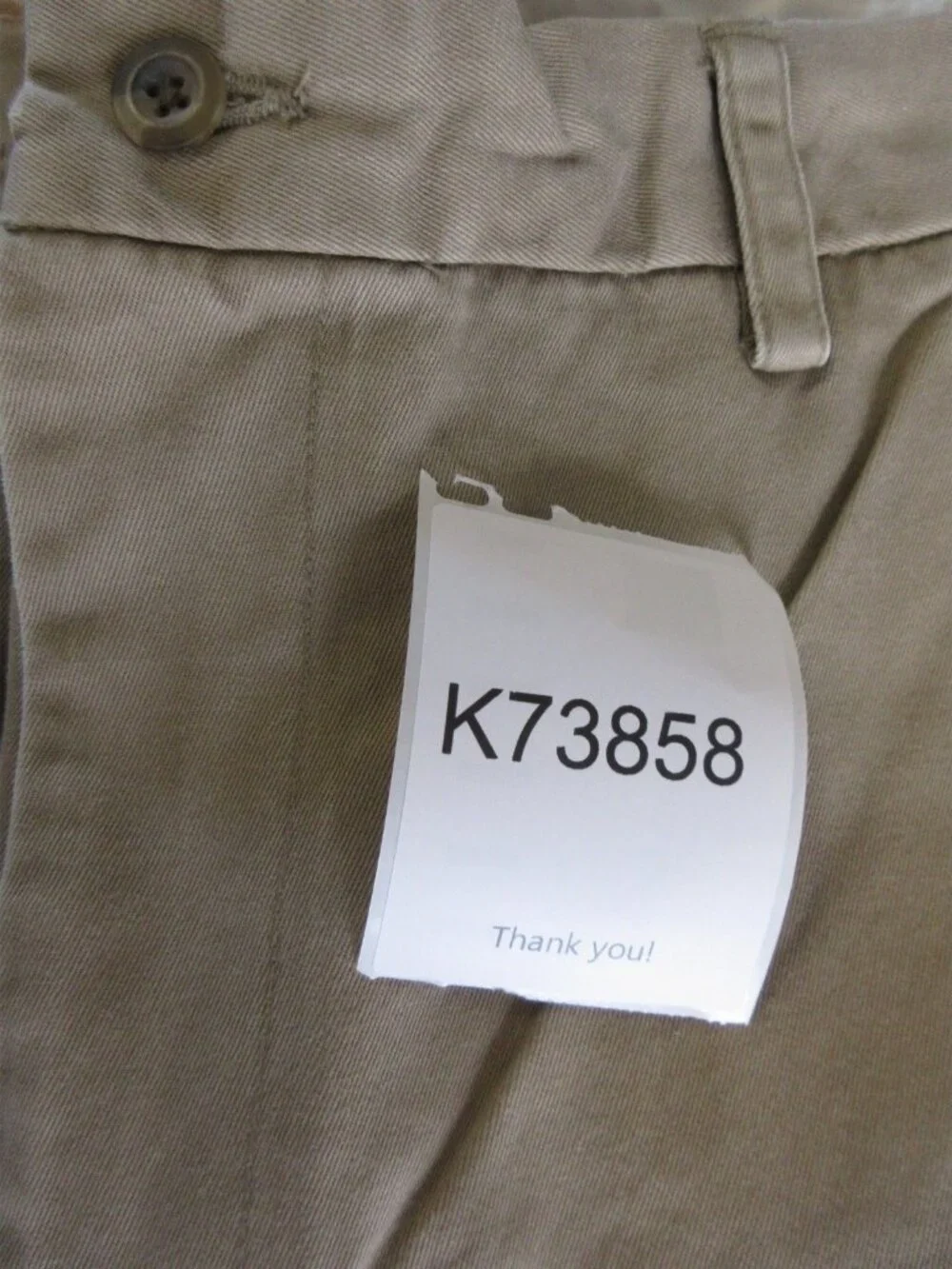 VINTAGE Banana Republic Pants 40 L Khaki Classic Rider Slim 40X34 NEW